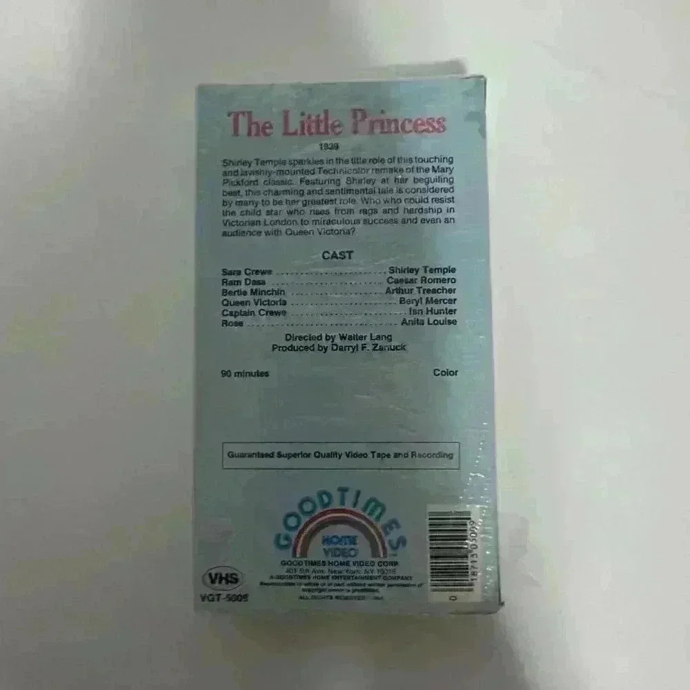 VHS Movie - Goodtimes - The Little Princess - Shirley Temple - Color - 1984 - Picture 6 of 11
